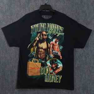 Lil Wayne Young Money Shirt‎ Mens XL Black Graphic Rap Tee Got Money Hip Hop
